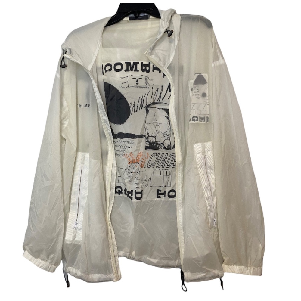 ASIAN FASHION Mens Jacket Size XL Logo Printed